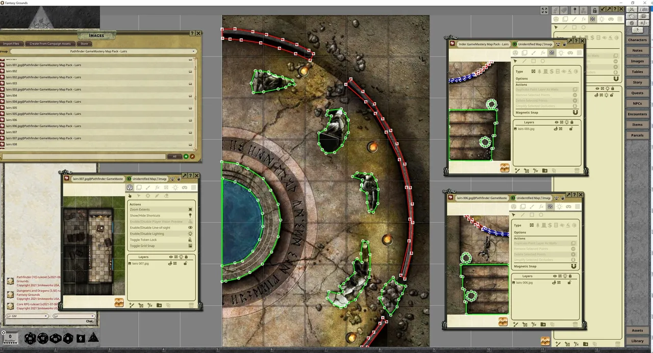 Fantasy Grounds - Pathfinder RPG - GameMastery Map Pack: Lairs Screenshot 5
