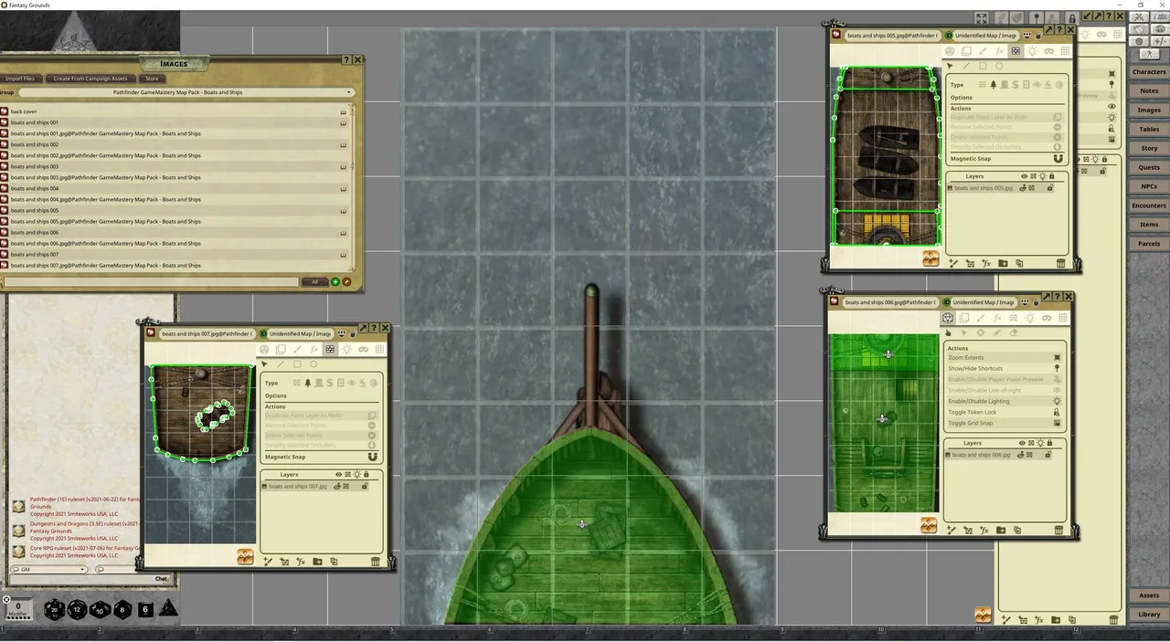 Fantasy Grounds - Pathfinder RPG - GameMastery Map Pack Boats and Ships Screenshot 5