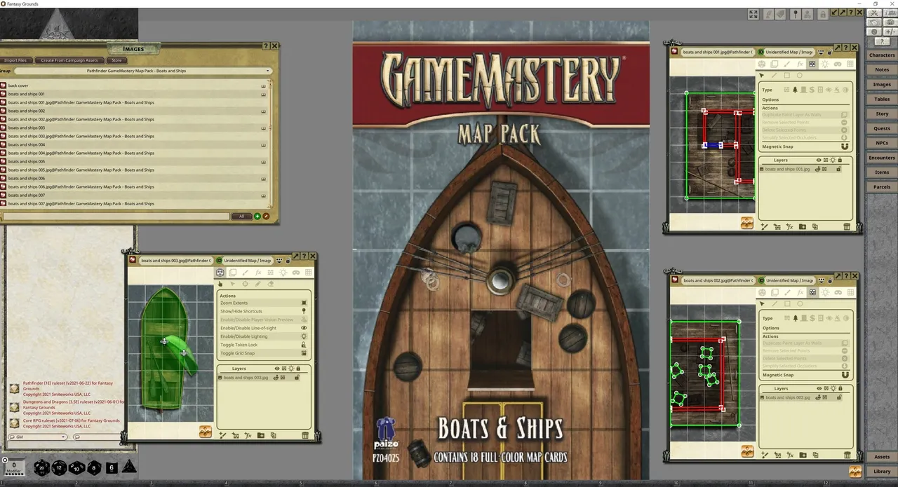Fantasy Grounds - Pathfinder RPG - GameMastery Map Pack Boats and Ships Screenshot 2