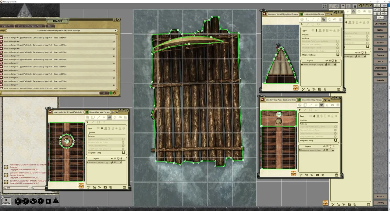 Fantasy Grounds - Pathfinder RPG - GameMastery Map Pack Boats and Ships Screenshot 4