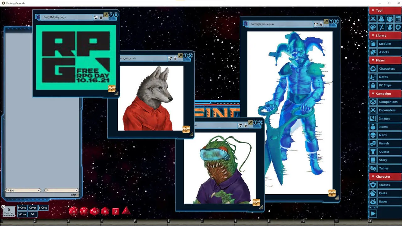 Fantasy Grounds - Starfinder RPG - The Starfinder Four vs. The Hardlight Harlequin Screenshot 2