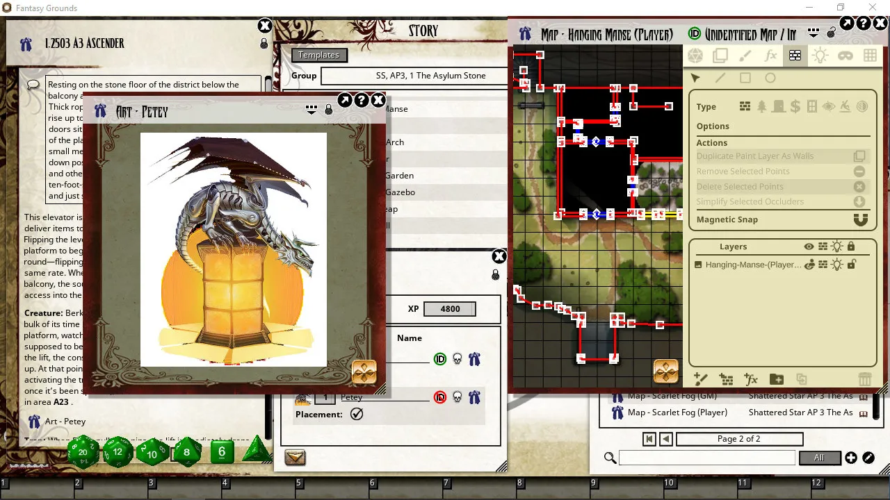 Fantasy Grounds - Pathfinder RPG - Shattered Star AP 3: The Asylum Stone Screenshot 3
