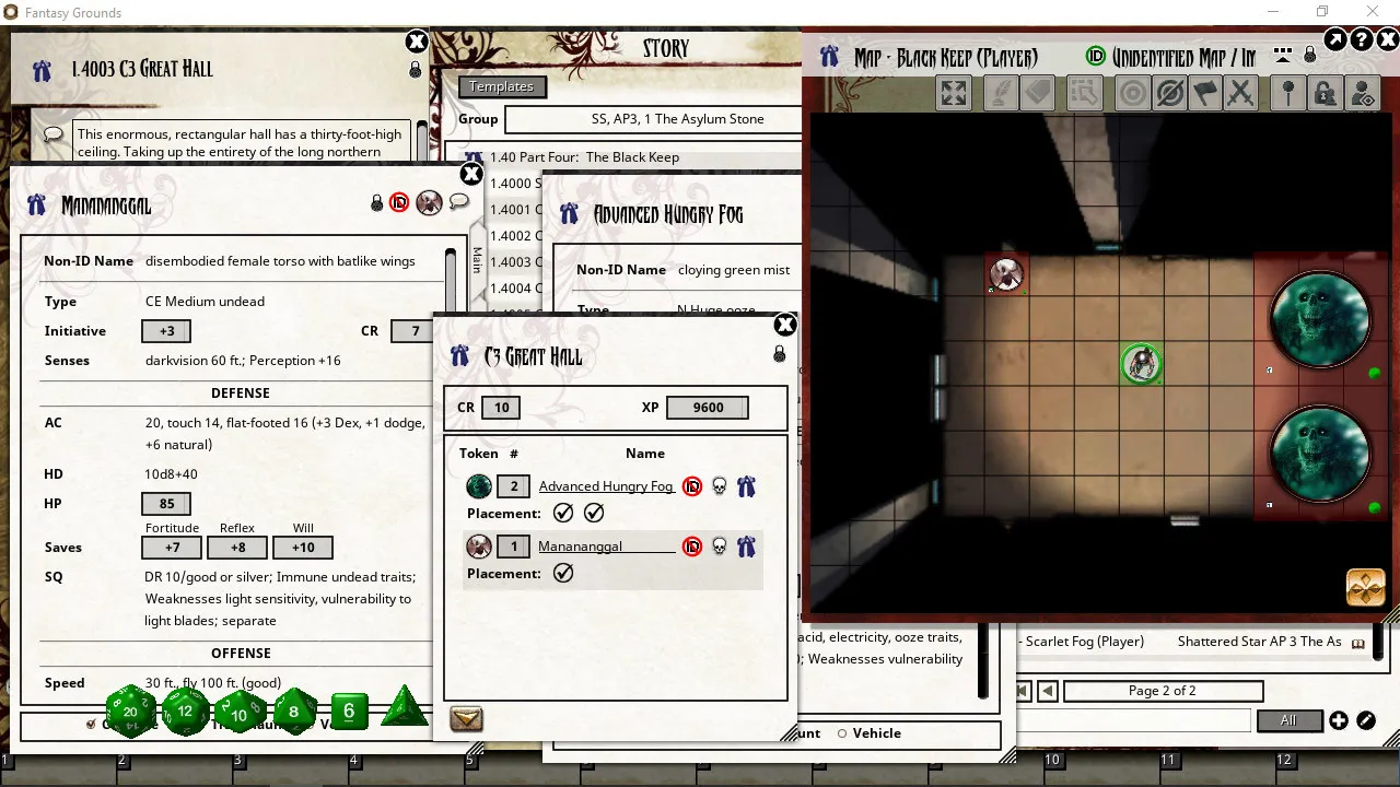 Fantasy Grounds - Pathfinder RPG - Shattered Star AP 3: The Asylum Stone Screenshot 2