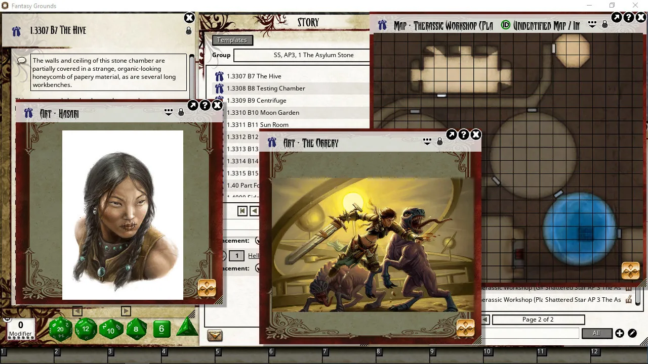 Fantasy Grounds - Pathfinder RPG - Shattered Star AP 3: The Asylum Stone Screenshot 1