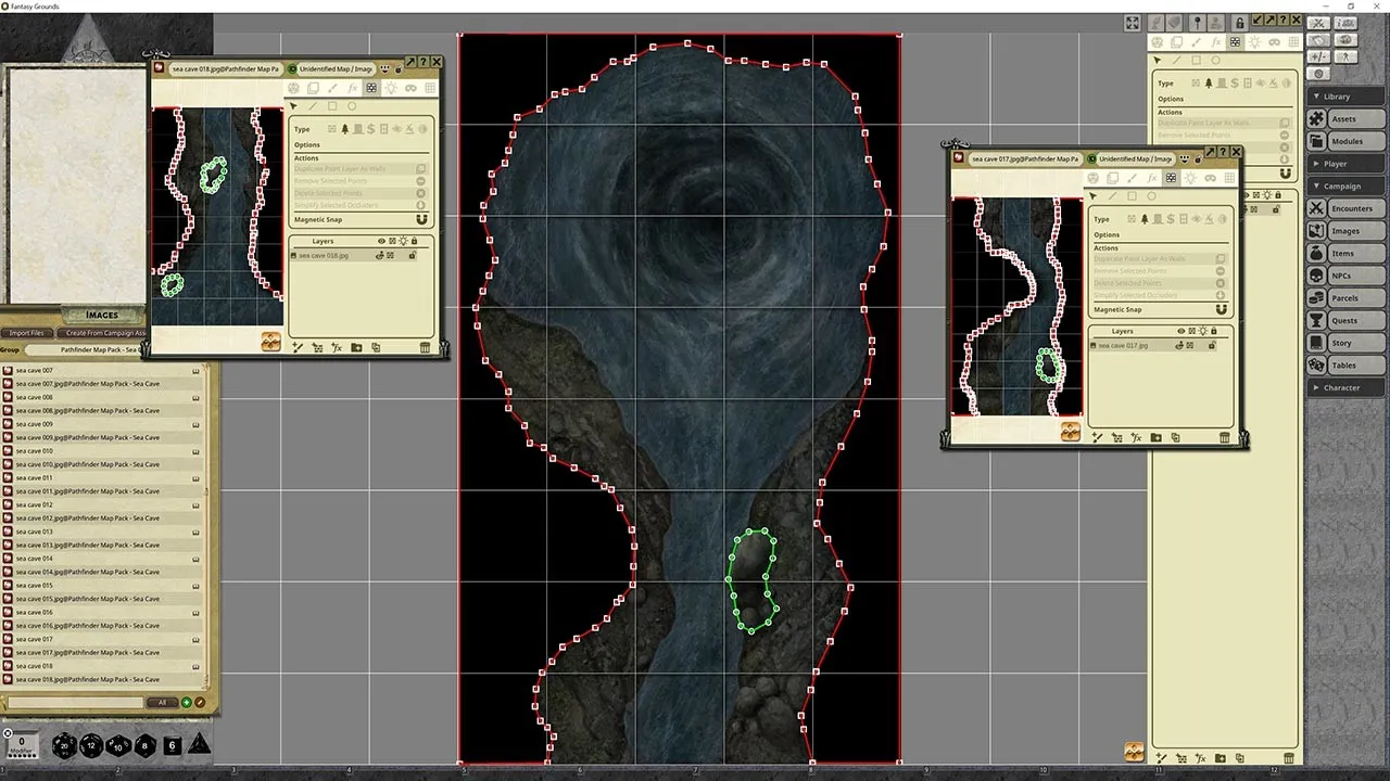 Fantasy Grounds - Pathfinder RPG - Map Pack - Sea Caves Screenshot 1