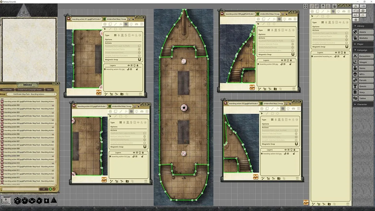 Fantasy Grounds - Pathfinder RPG - Map Pack - Boarding Actions Screenshot 4