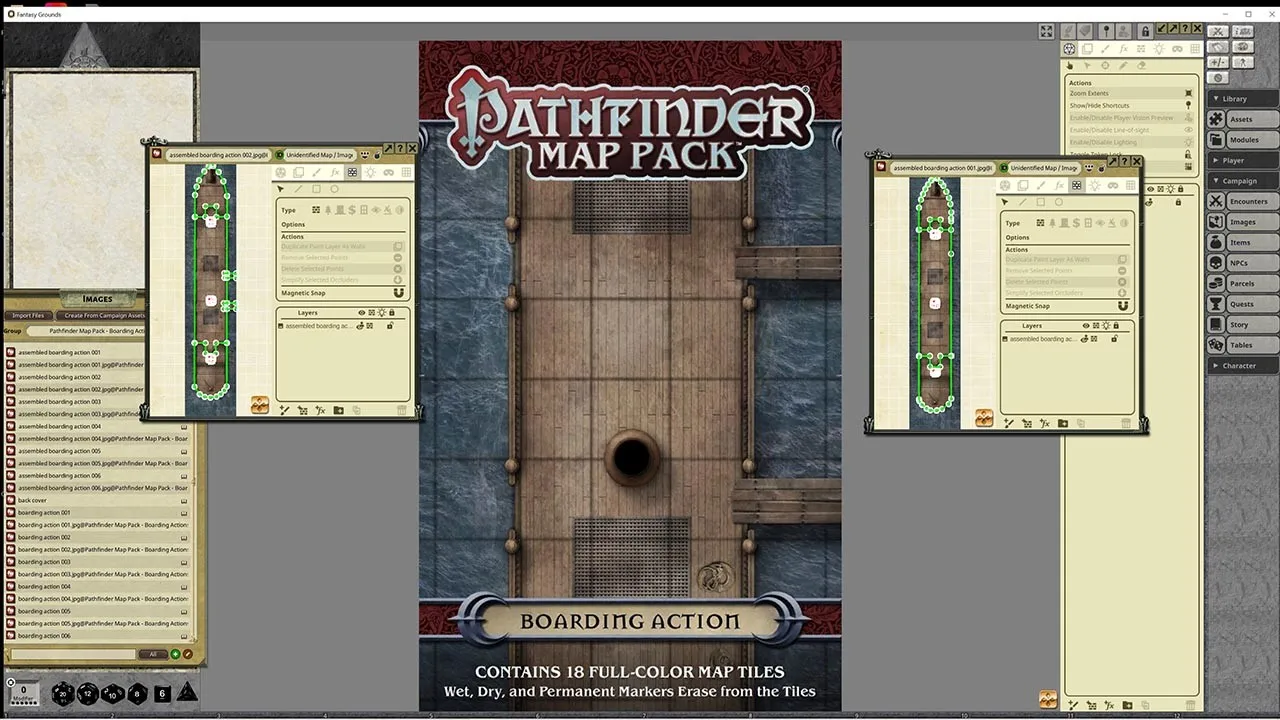 Fantasy Grounds - Pathfinder RPG - Map Pack - Boarding Actions Screenshot 1