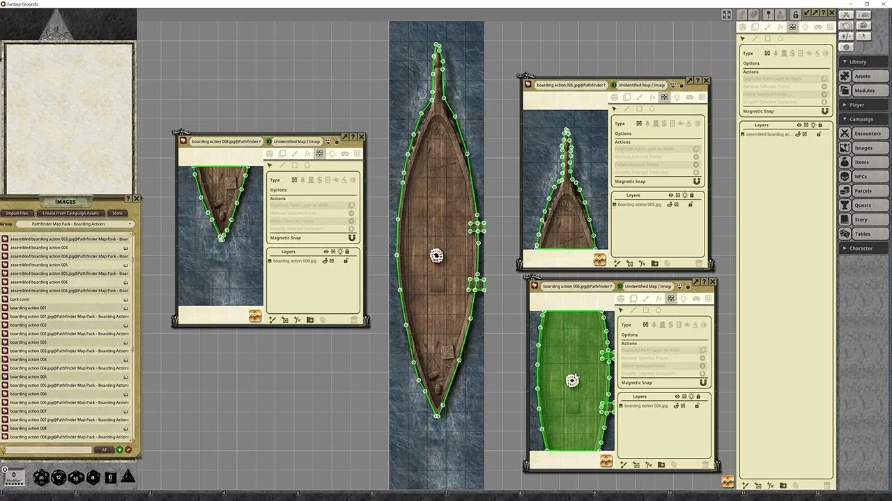 Fantasy Grounds - Pathfinder RPG - Map Pack - Boarding Actions Screenshot 2