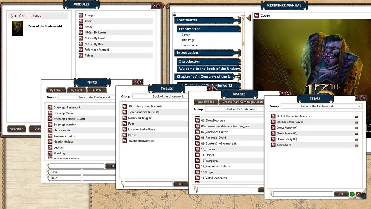 Fantasy Grounds - Book of the Underworld Screenshot 0