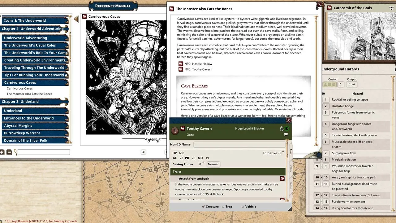 Fantasy Grounds - Book of the Underworld Screenshot 2