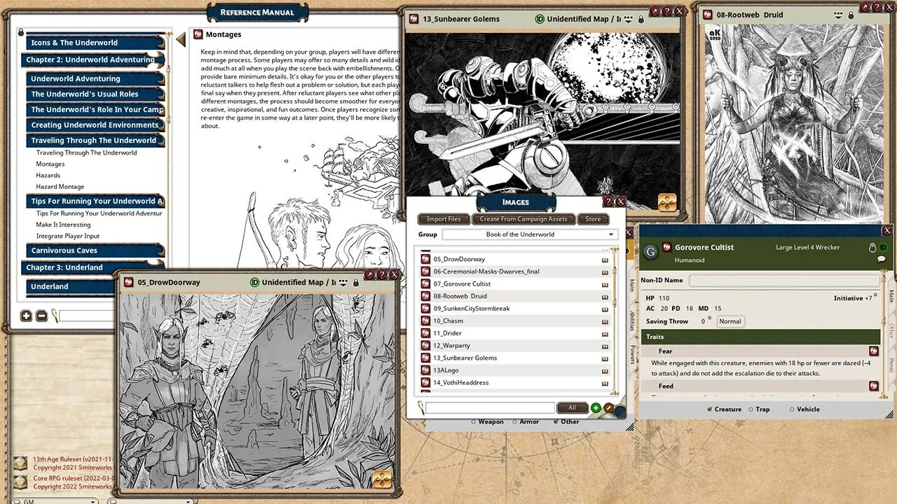 Fantasy Grounds - Book of the Underworld Screenshot 3