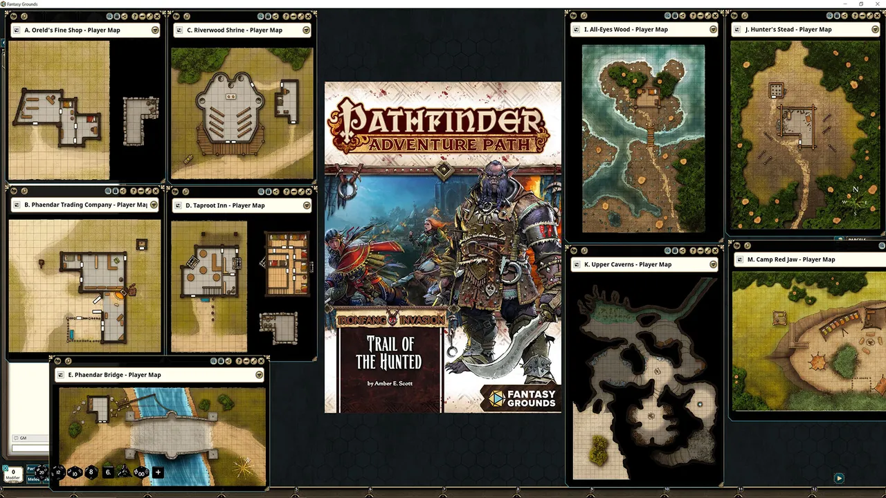 Fantasy Grounds - Pathfinder RPG - Ironfang Invasion Adventure Path (1 of 6) - Trail of the Hunted Screenshot 4