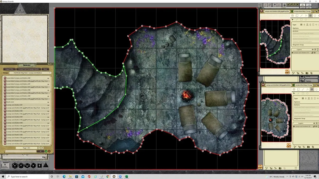 Fantasy Grounds - Pathfinder RPG - Map Pack - Camps And Shelters Screenshot 4