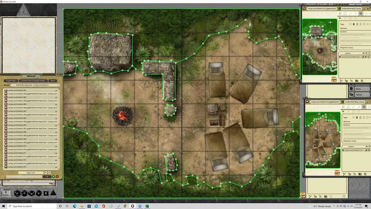 Fantasy Grounds - Pathfinder RPG - Map Pack - Camps And Shelters Screenshot 0