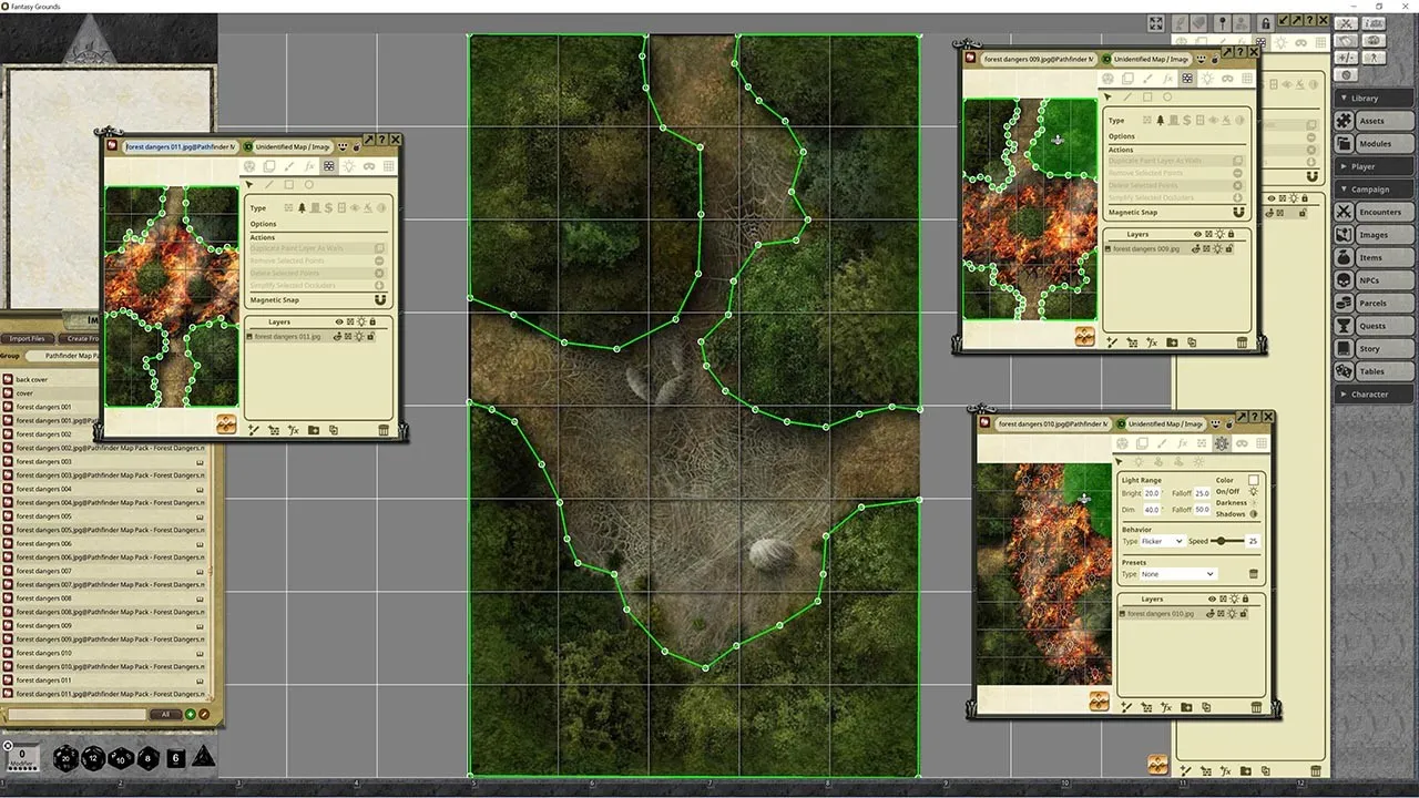 Fantasy Grounds - Pathfinder RPG - Map Pack - Forest Dangers Screenshot 0
