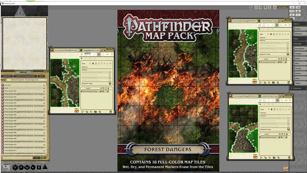 Fantasy Grounds - Pathfinder RPG - Map Pack - Forest Dangers Screenshot 3