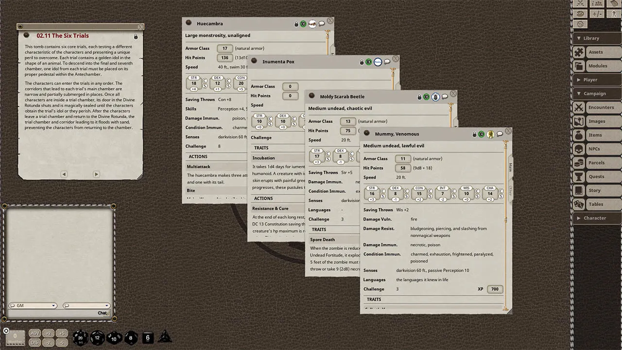 Fantasy Grounds - Tales Beneath the Sands Screenshot 2