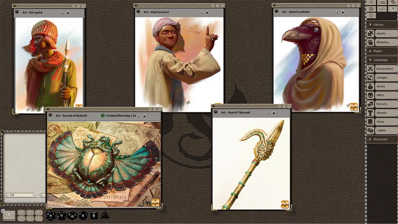 Fantasy Grounds - Tales Beneath the Sands Screenshot 1