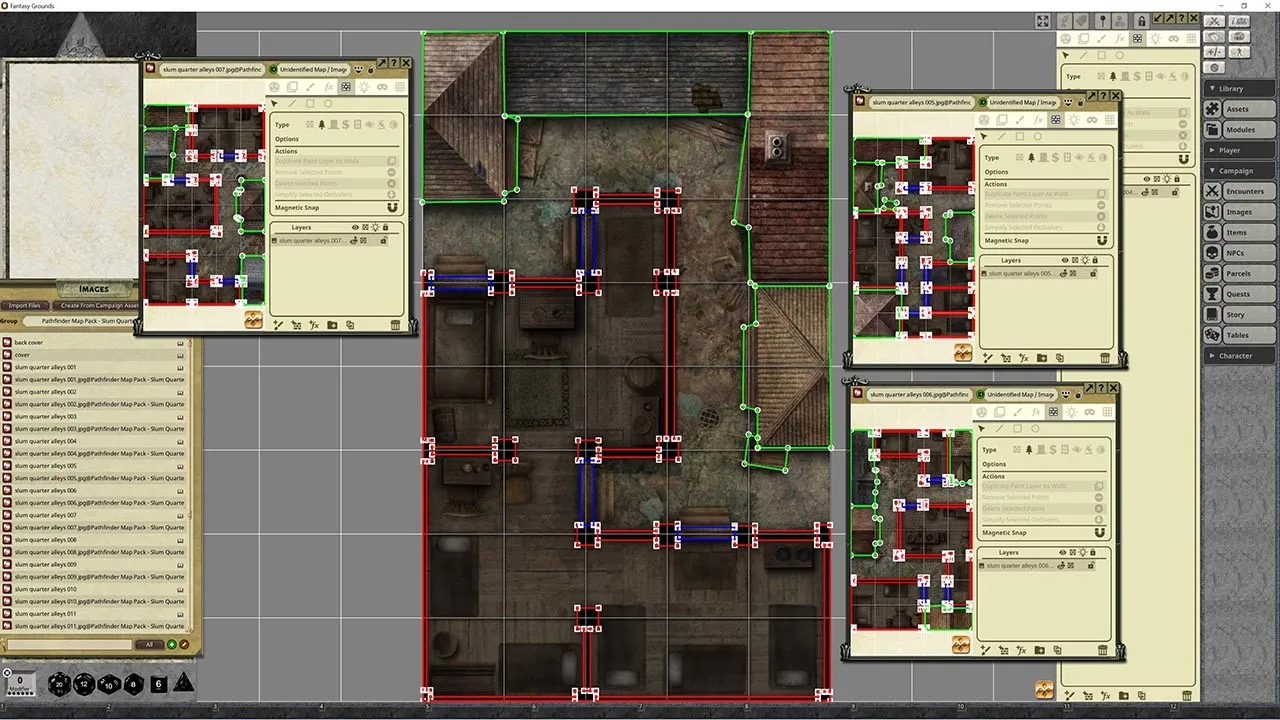 Fantasy Grounds - Pathfinder RPG - Map Pack - Slum Quarter Alleys Screenshot 4