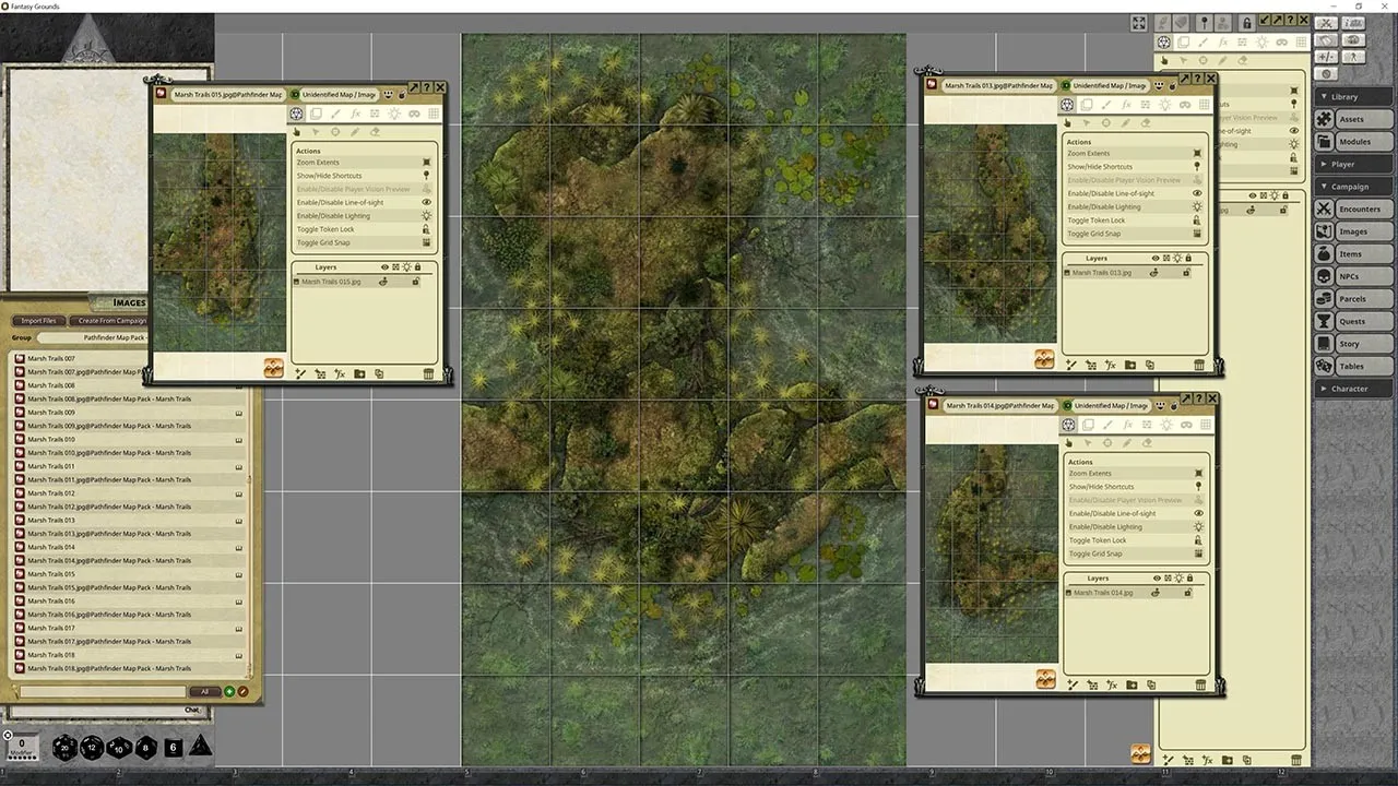 Fantasy Grounds - Pathfinder RPG - Map Pack - Marsh Trails Screenshot 3