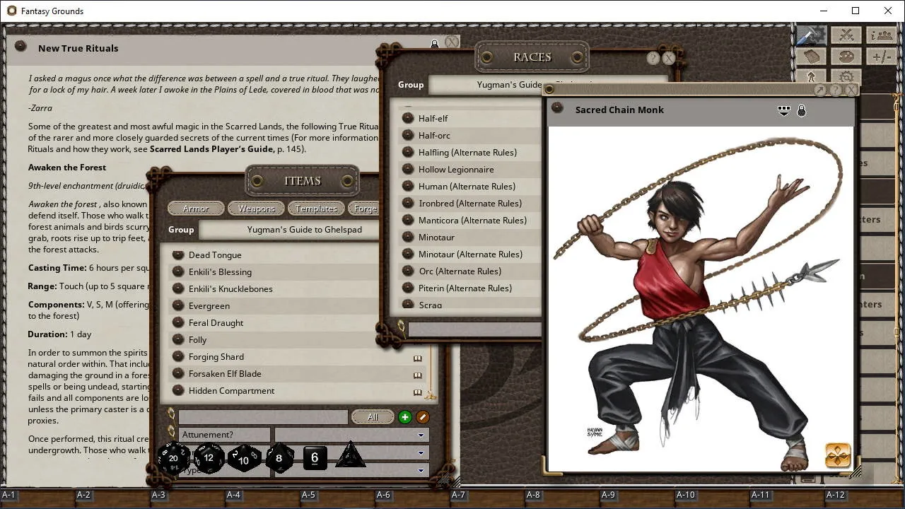 Fantasy Grounds - Yugman's Guide to Ghelspad Screenshot 3