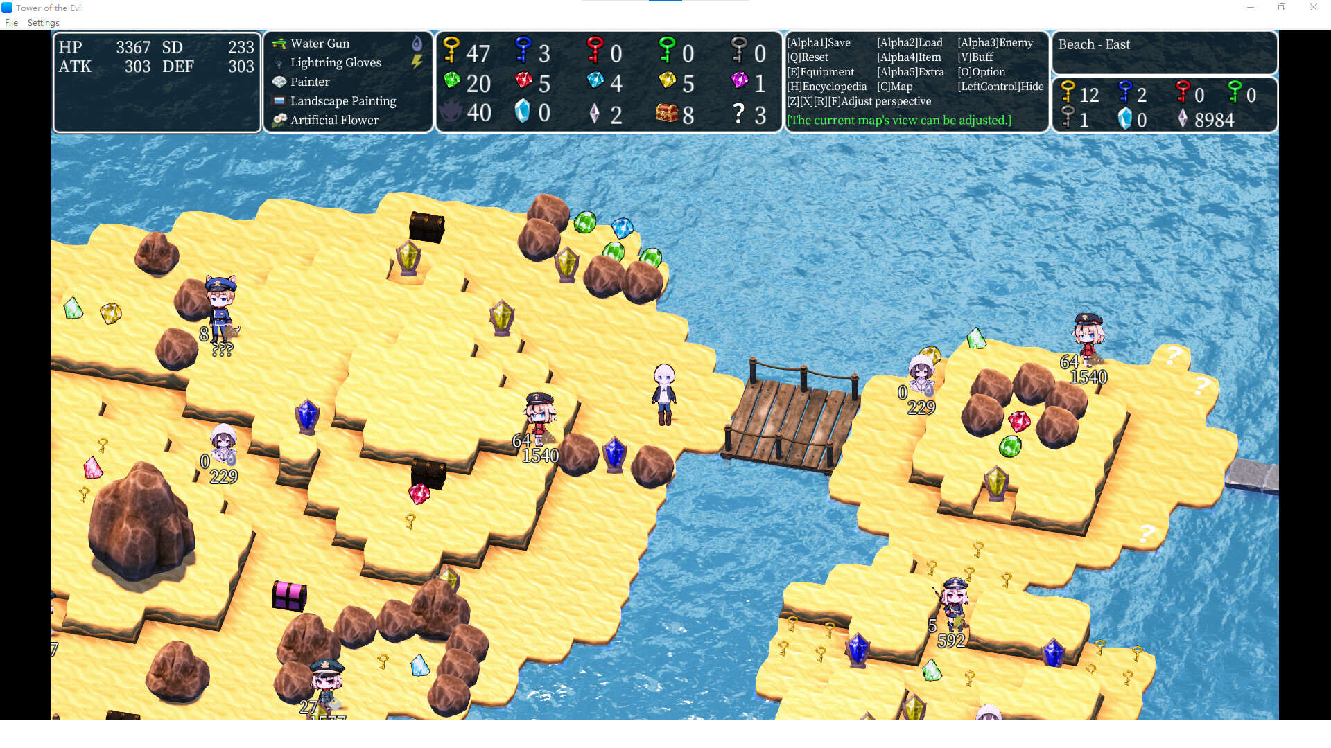 Tower of the Evil: Struggle of Eight Queens Screenshot 0