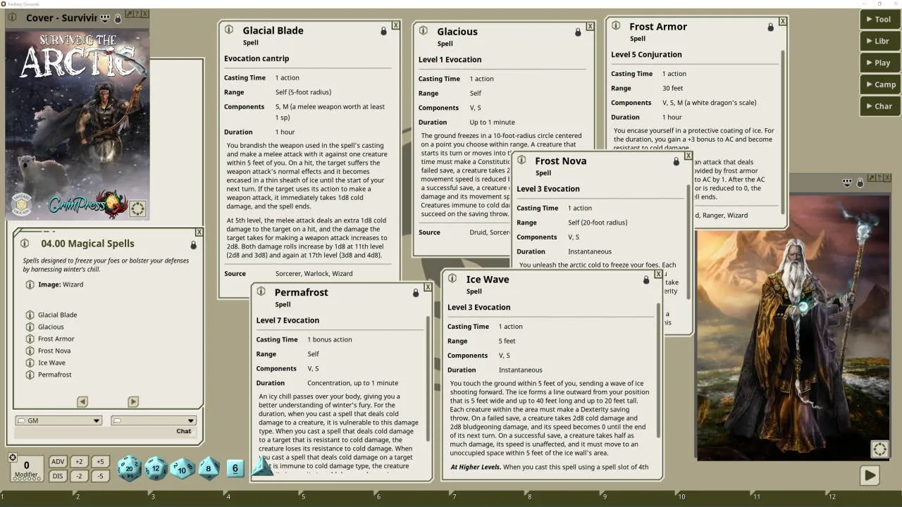 Fantasy Grounds - Surviving the Arctic Screenshot 3