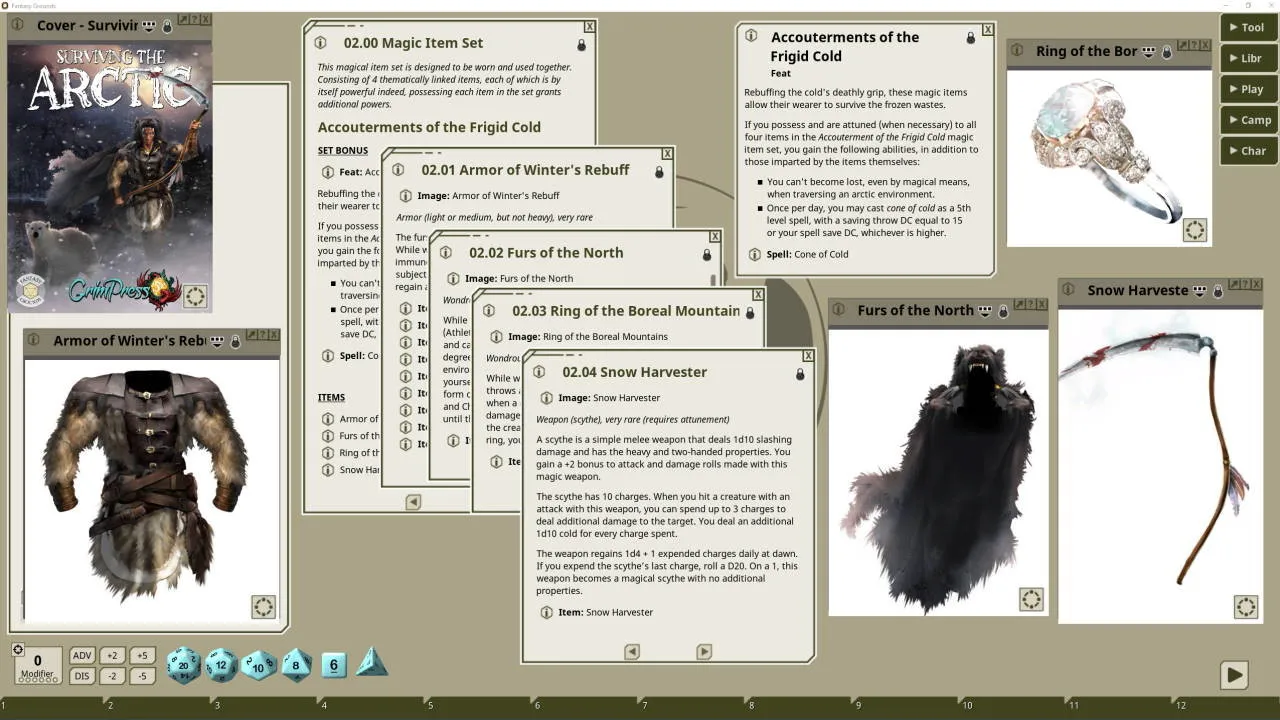 Fantasy Grounds - Surviving the Arctic Screenshot 2
