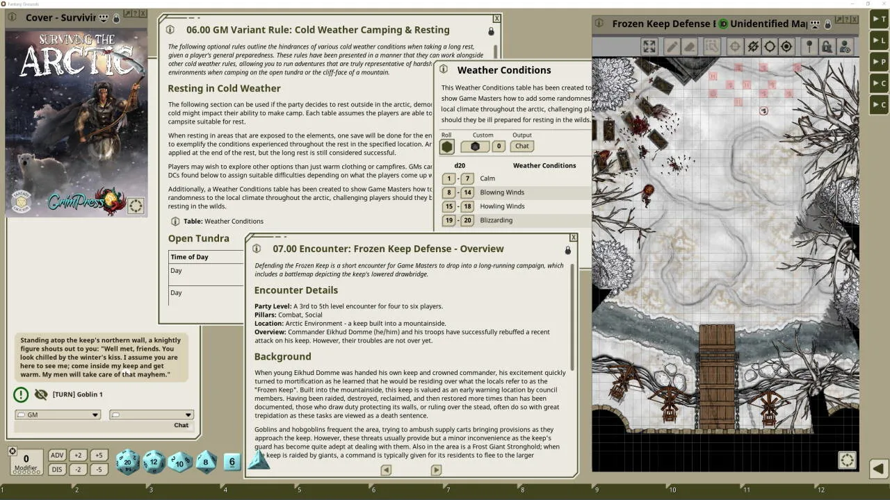 Fantasy Grounds - Surviving the Arctic Screenshot 4