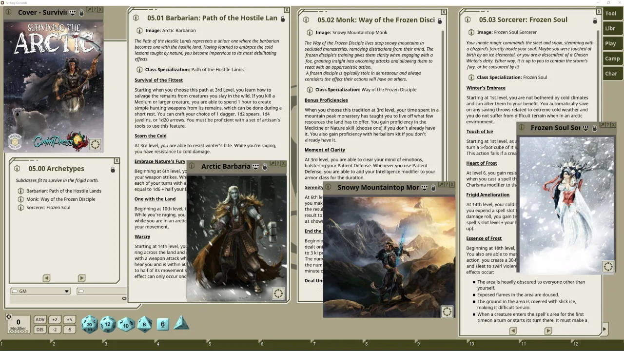 Fantasy Grounds - Surviving the Arctic Screenshot 5