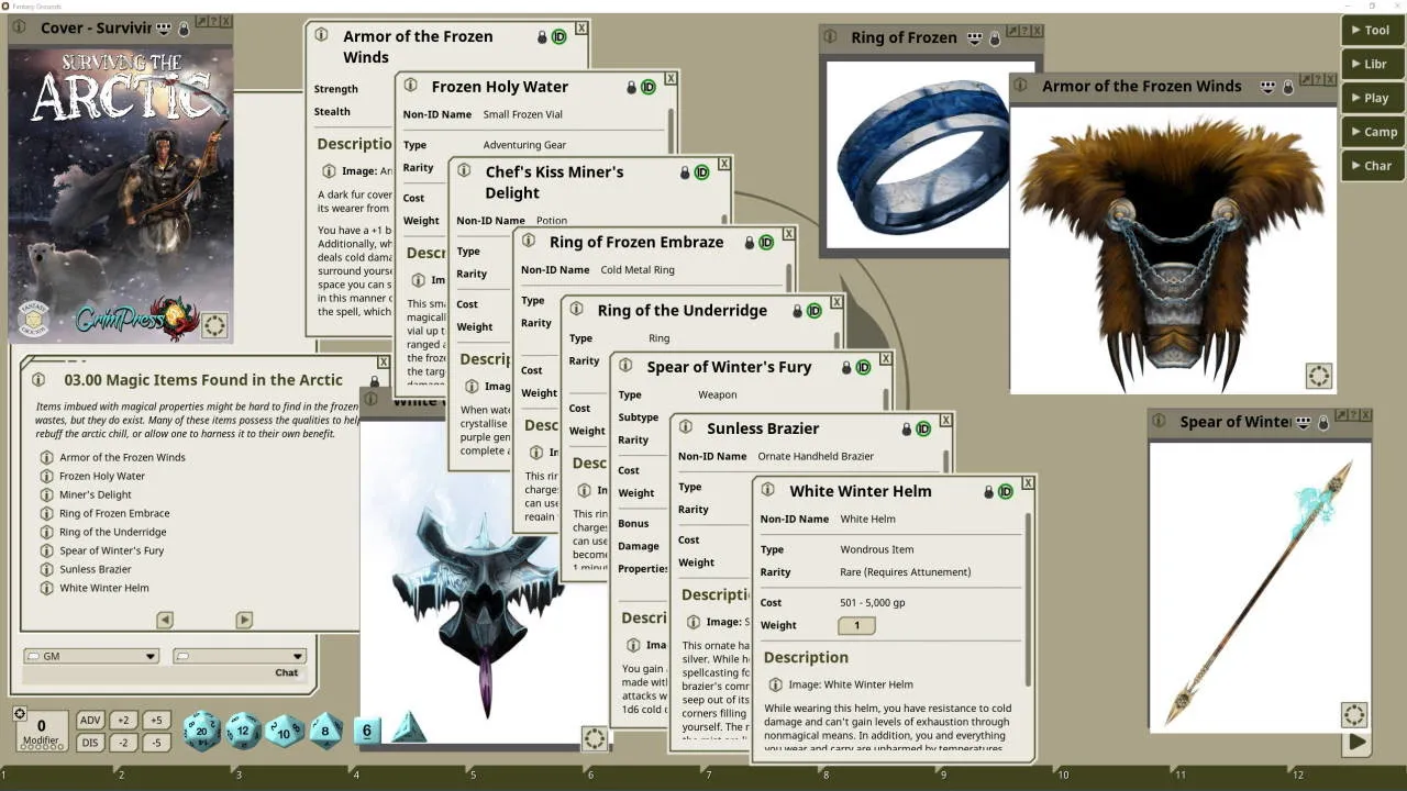 Fantasy Grounds - Surviving the Arctic Screenshot 1