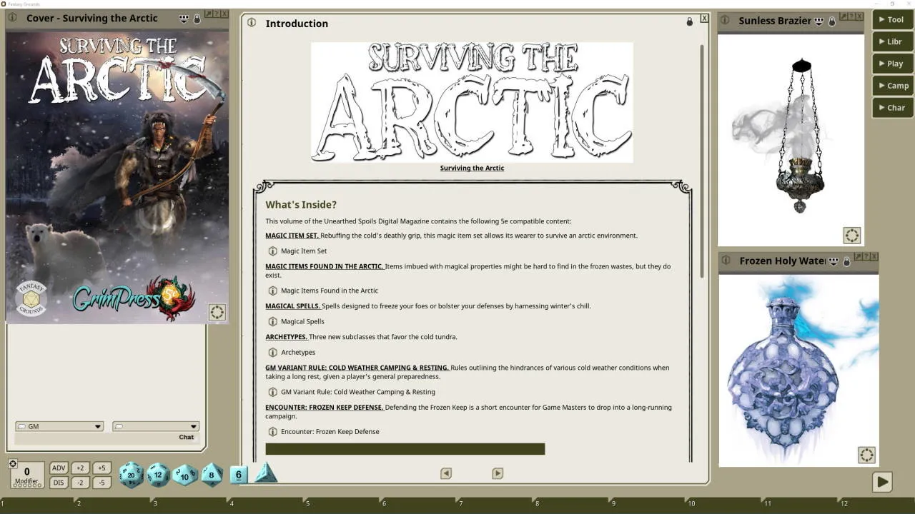 Fantasy Grounds - Surviving the Arctic Screenshot 0
