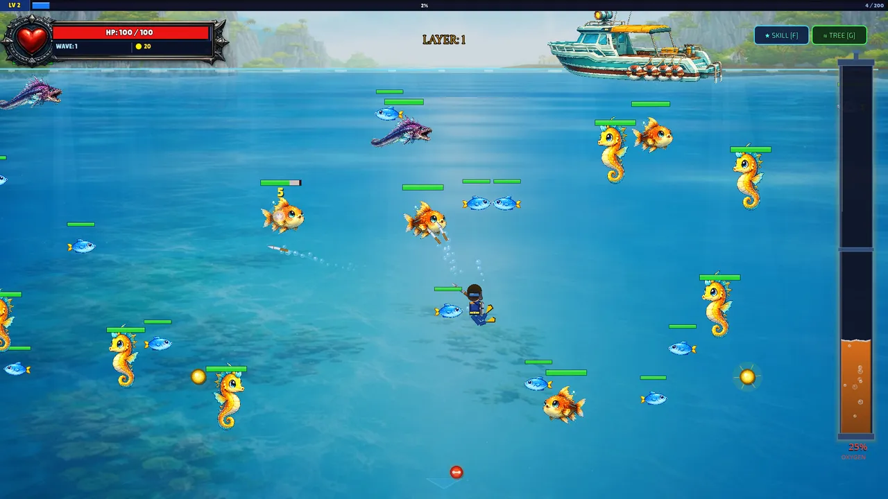 DEEP DIVER Demo Screenshot 0