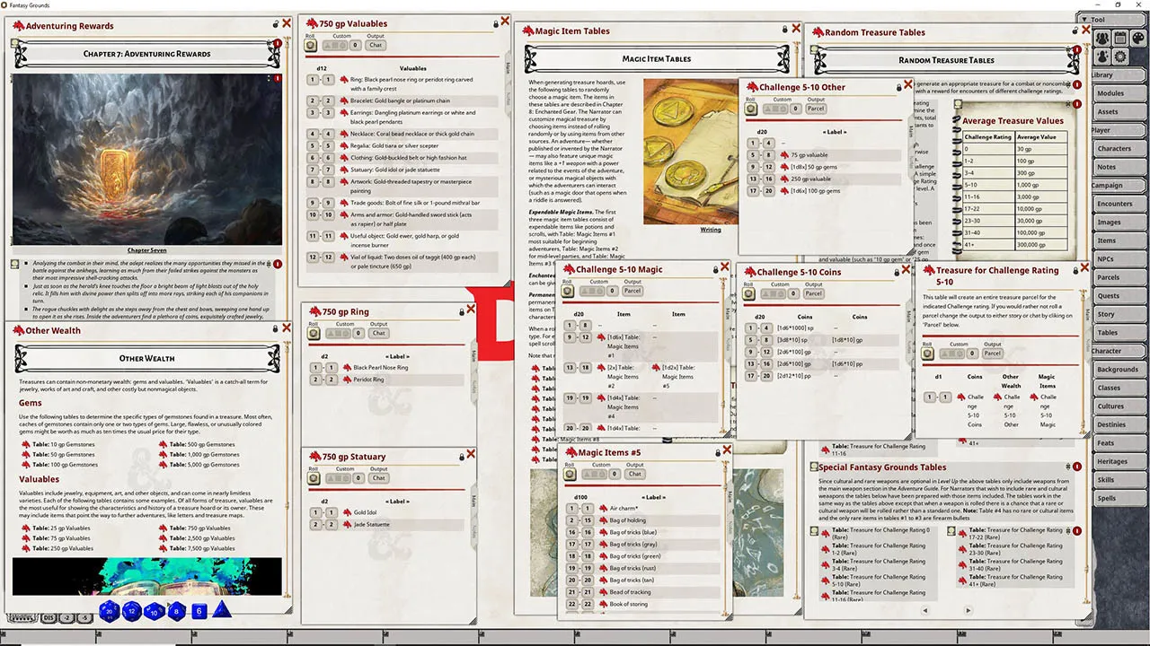 Fantasy Grounds - Level Up Trials & Treasure Screenshot 3