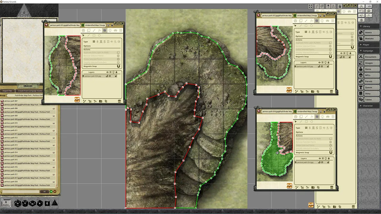 Fantasy Grounds - Pathfinder RPG - Map Pack: Perilous paths Screenshot 3