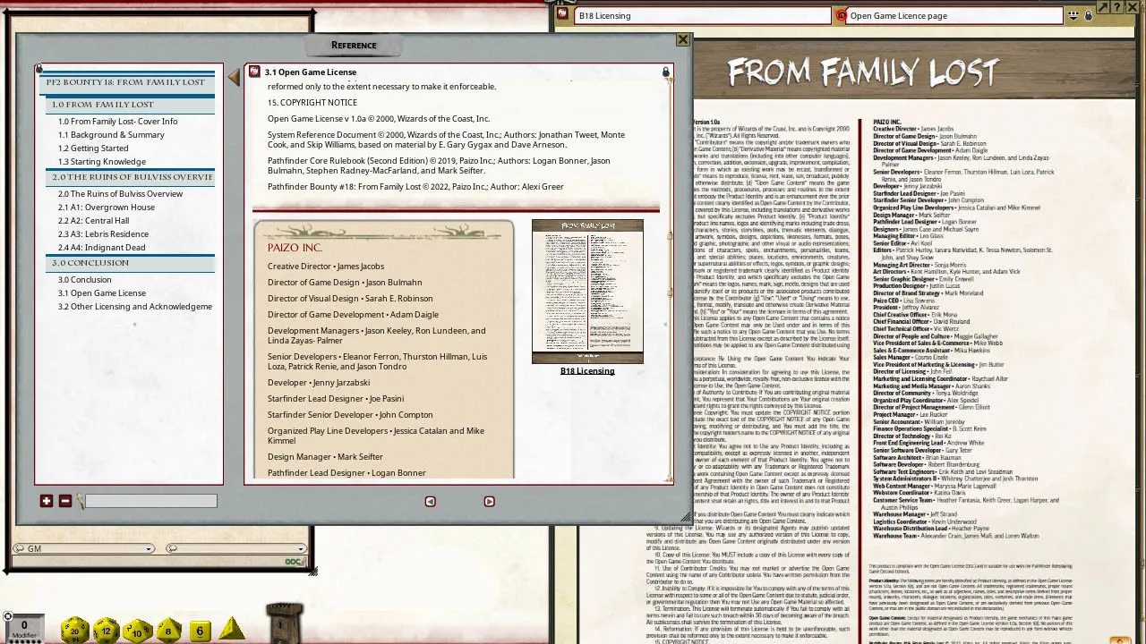Fantasy Grounds - Pathfinder 2 RPG - Pathfinder Bounty # 18: From Family Lost Screenshot 4