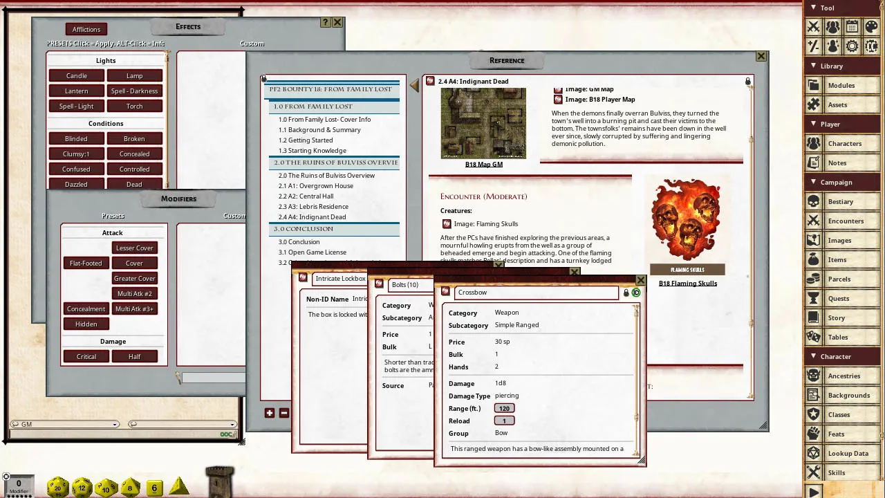 Fantasy Grounds - Pathfinder 2 RPG - Pathfinder Bounty # 18: From Family Lost Screenshot 3