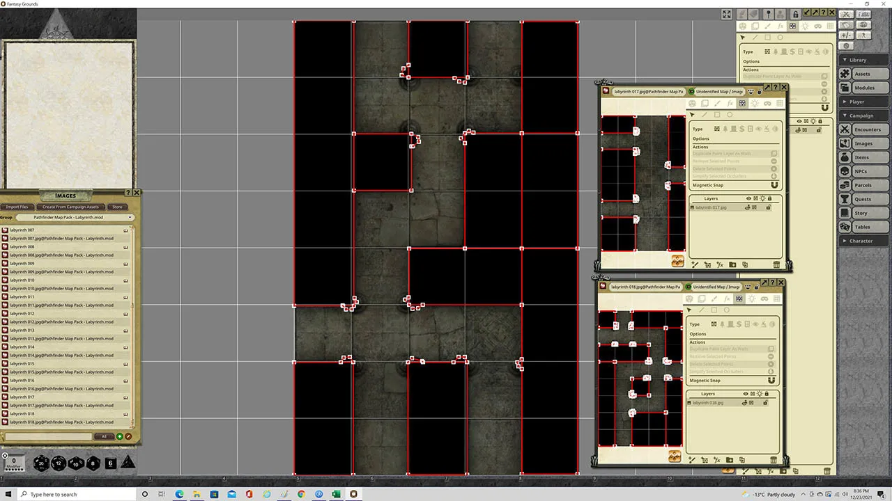 Fantasy Grounds - Pathfinder RPG - Map Pack: Labyrinth Screenshot 3