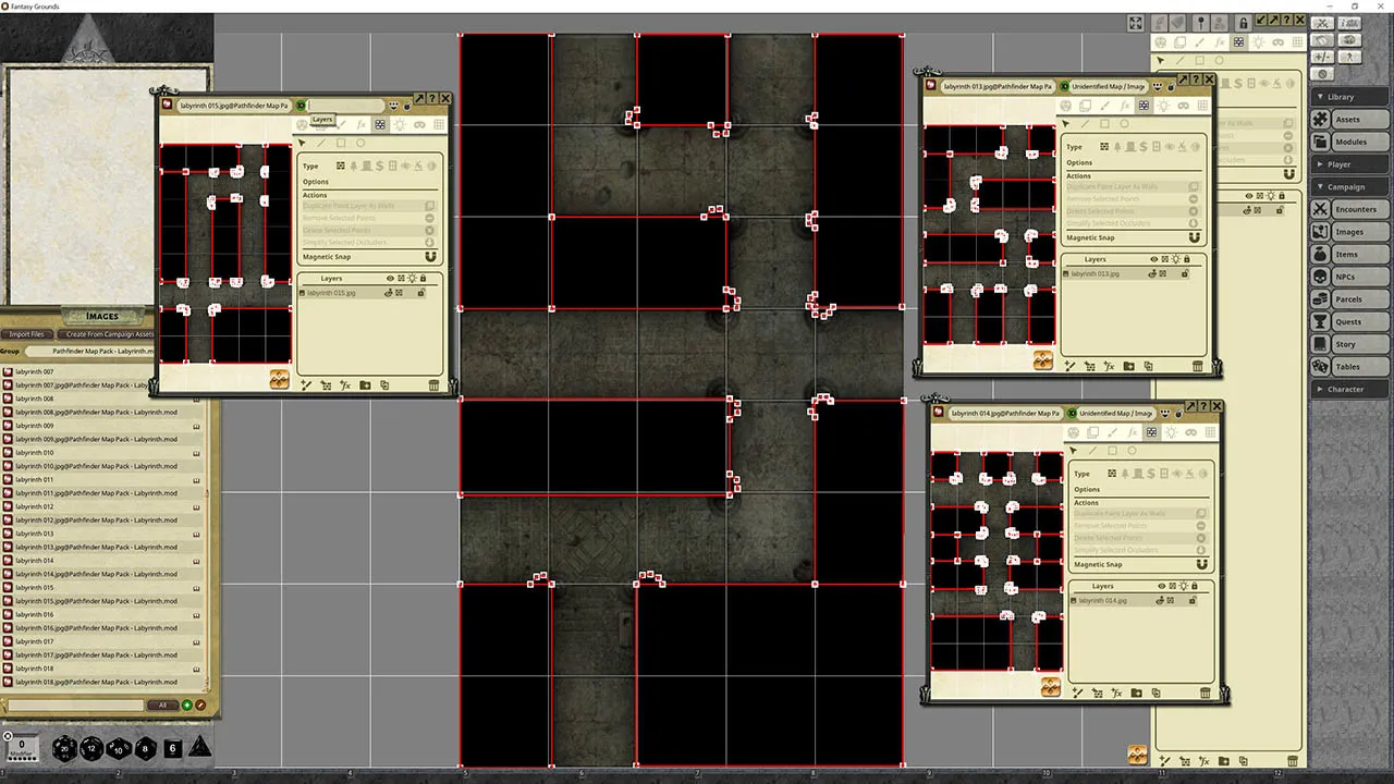 Fantasy Grounds - Pathfinder RPG - Map Pack: Labyrinth Screenshot 2