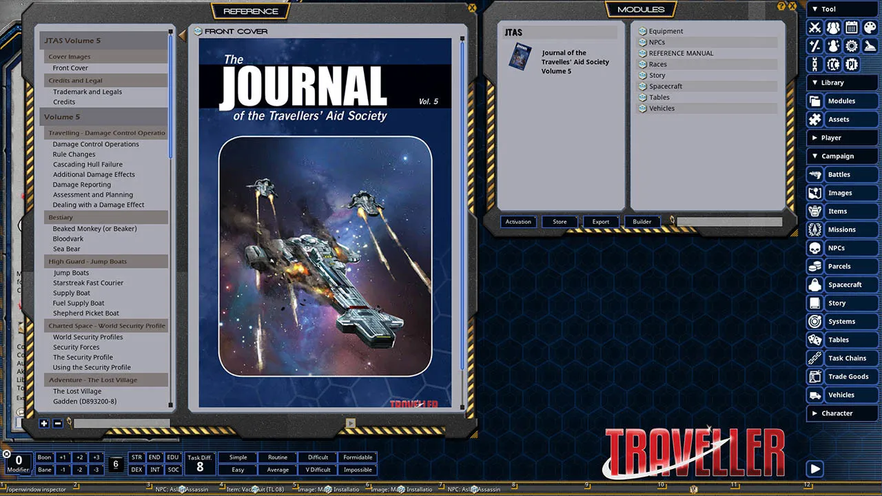 Fantasy Grounds - Journal of the Travellers' Aid Society Volume 5 Screenshot 2