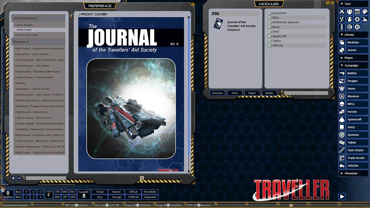Fantasy Grounds - Journal of the Travellers' Aid Society Volume 6 Screenshot 2