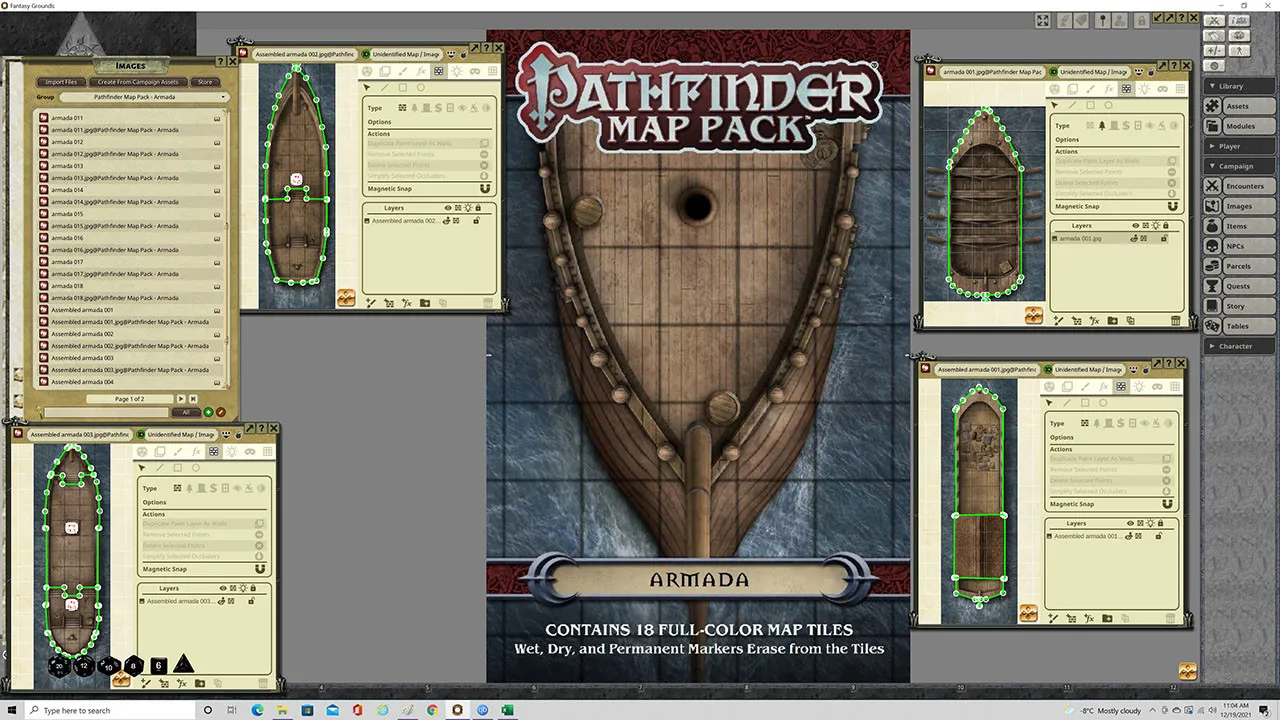 Fantasy Grounds - Pathfinder RPG - Map Pack: Armada Screenshot 4