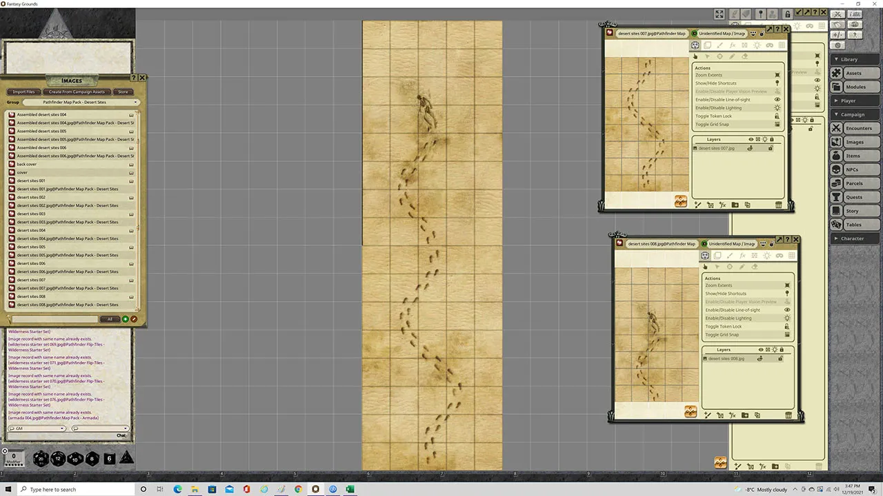 Fantasy Grounds - Pathfinder RPG - Map Pack: Desert Sites Screenshot 0