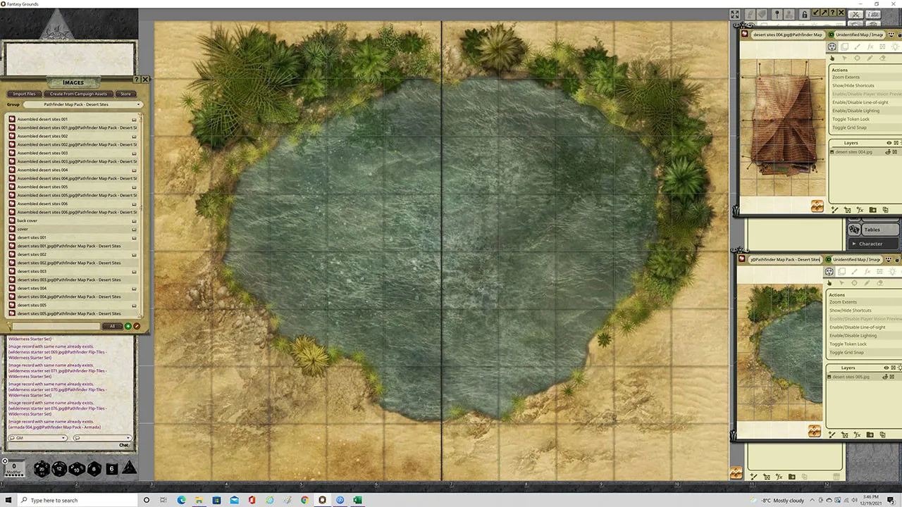 Fantasy Grounds - Pathfinder RPG - Map Pack: Desert Sites Screenshot 2