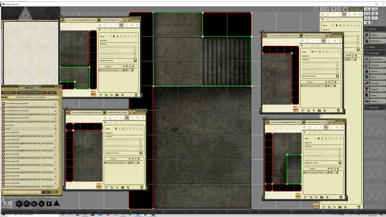 Fantasy Grounds - Pathfinder RPG - Map Pack: Secret Rooms Screenshot 3