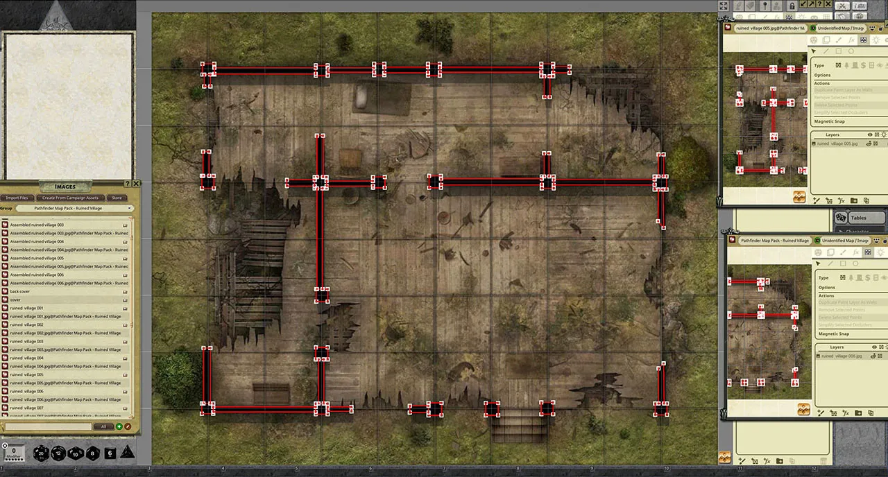 Fantasy Grounds - Pathfinder RPG - Map Pack - Ruined Village Screenshot 4