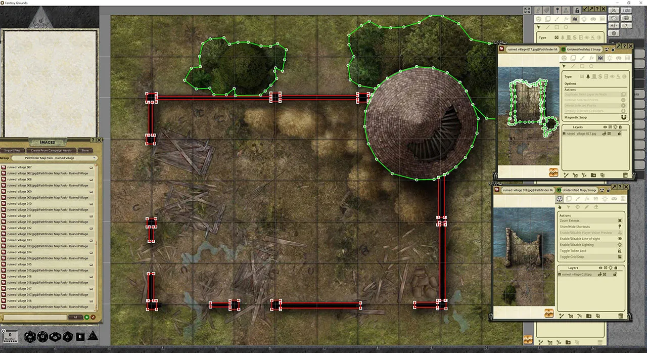 Fantasy Grounds - Pathfinder RPG - Map Pack - Ruined Village Screenshot 2