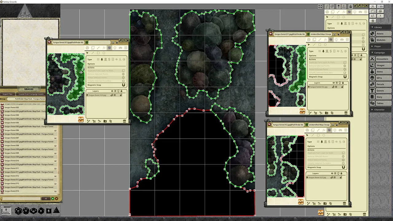 Fantasy Grounds - Pathfinder RPG - Map Pack - Fungus Forest Screenshot 2
