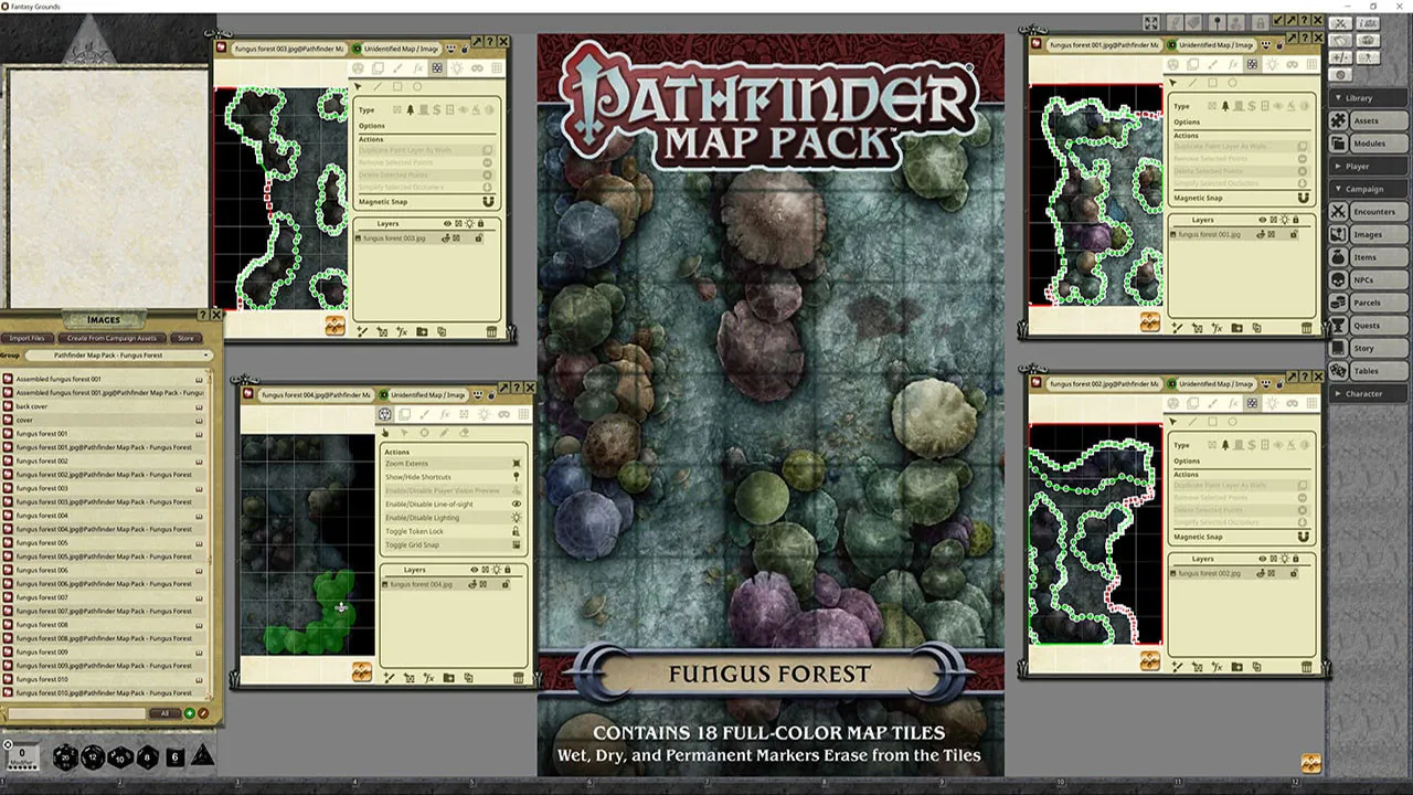 Fantasy Grounds - Pathfinder RPG - Map Pack - Fungus Forest Screenshot 1