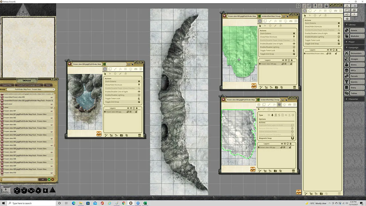 Fantasy Grounds - Pathfinder RPG - Map Pack - Frozen Sites Screenshot 2